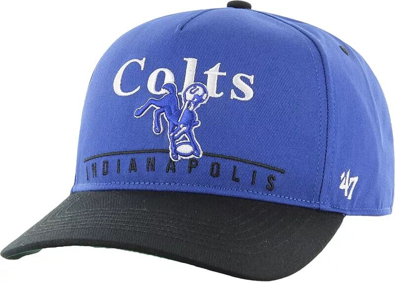 

Мужская регулируемая кепка Indianapolis Colts Super Hitch Throwback '47 Royal