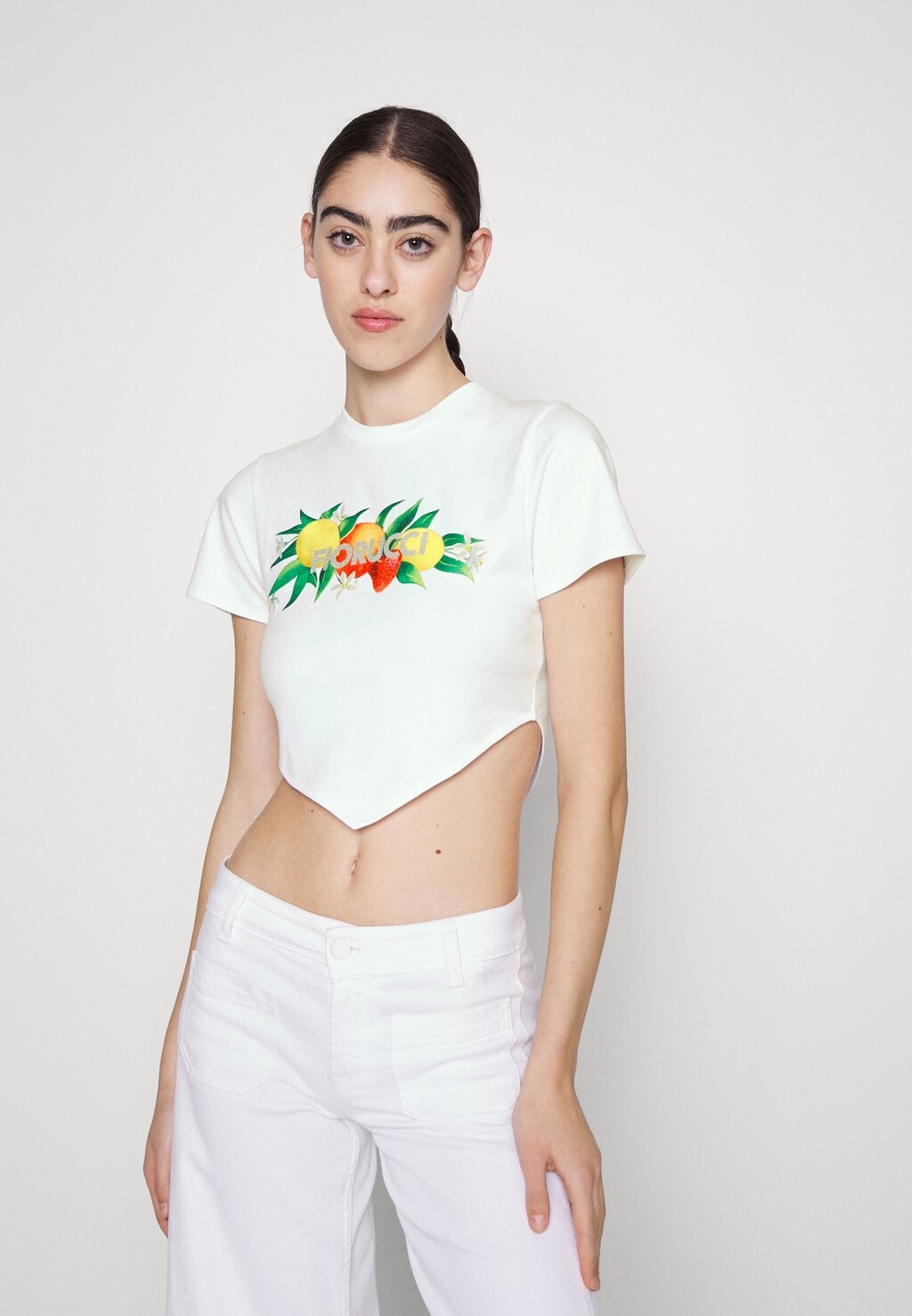 

Футболка с принтом Fiorucci, белый