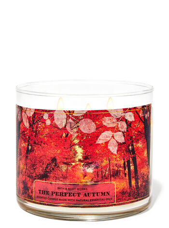 

Свеча с 3 фитилями The Perfect Autumn, 14.5 oz / 411 g, Bath and Body Works