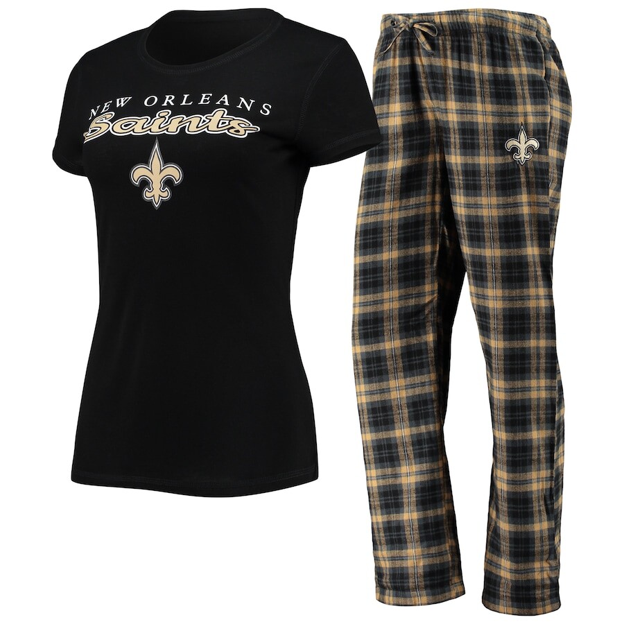

Пижамный комплект Concepts Sport New Orleans Saints, черный