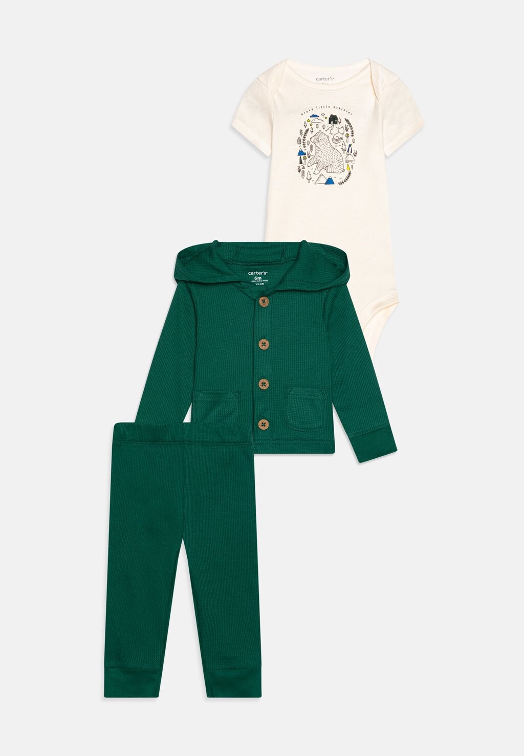 

Кардиган CARDI UNISEX SET Carter's, цвет green