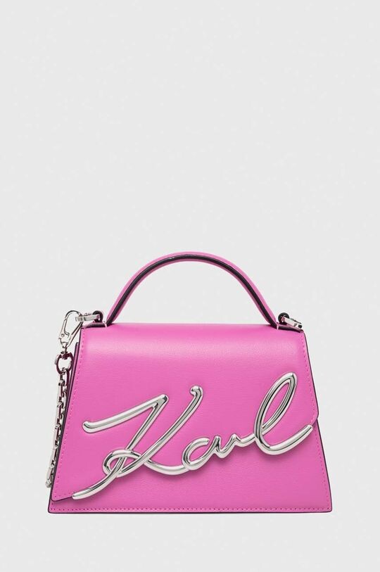 

Кожаная сумочка Karl Lagerfeld, розовый