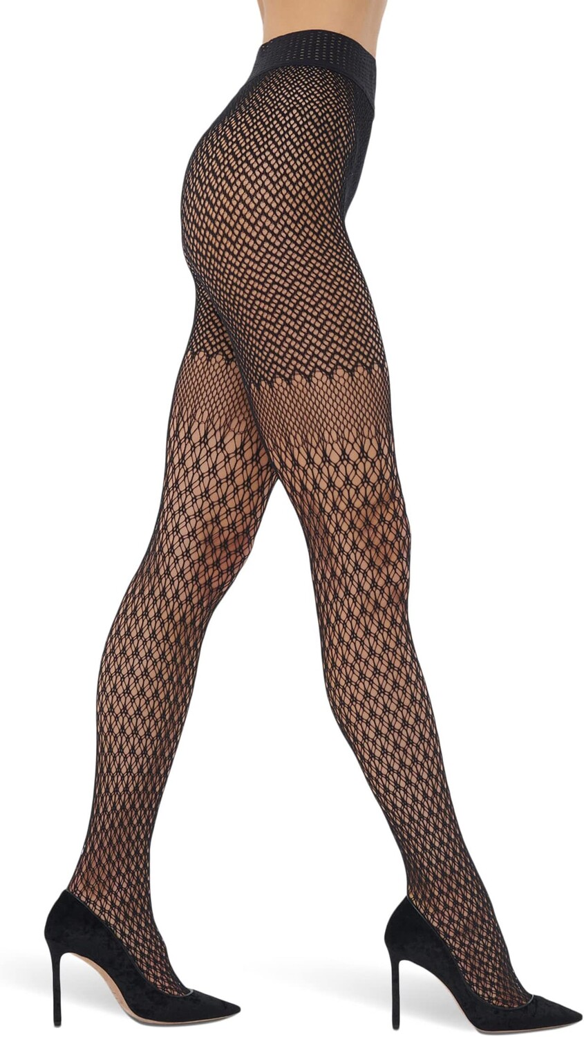 

Сетчатые колготки выше колена Wolford, черный