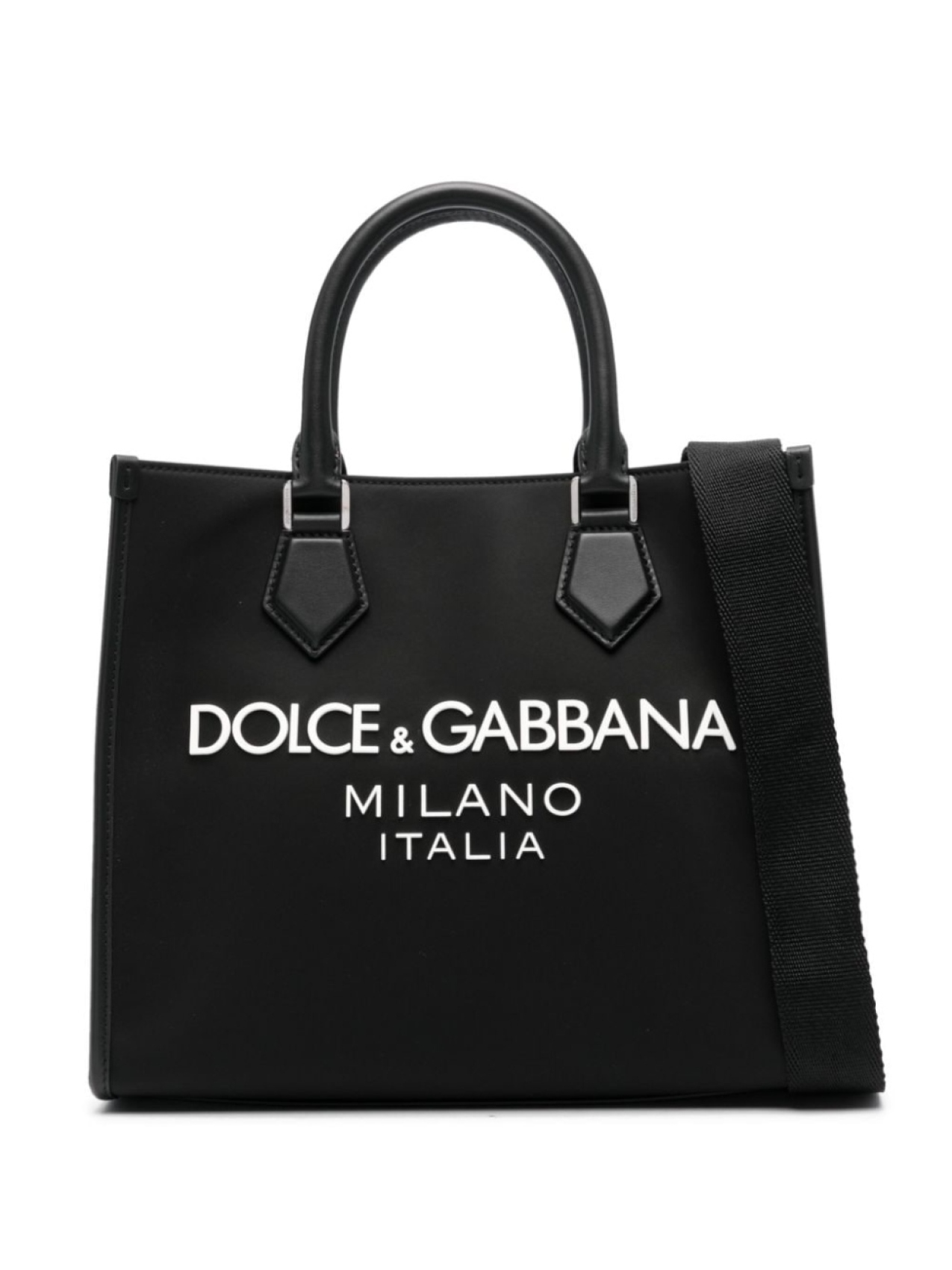 

Dolce & Gabbana сумка-тоут с тисненым логотипом, черный