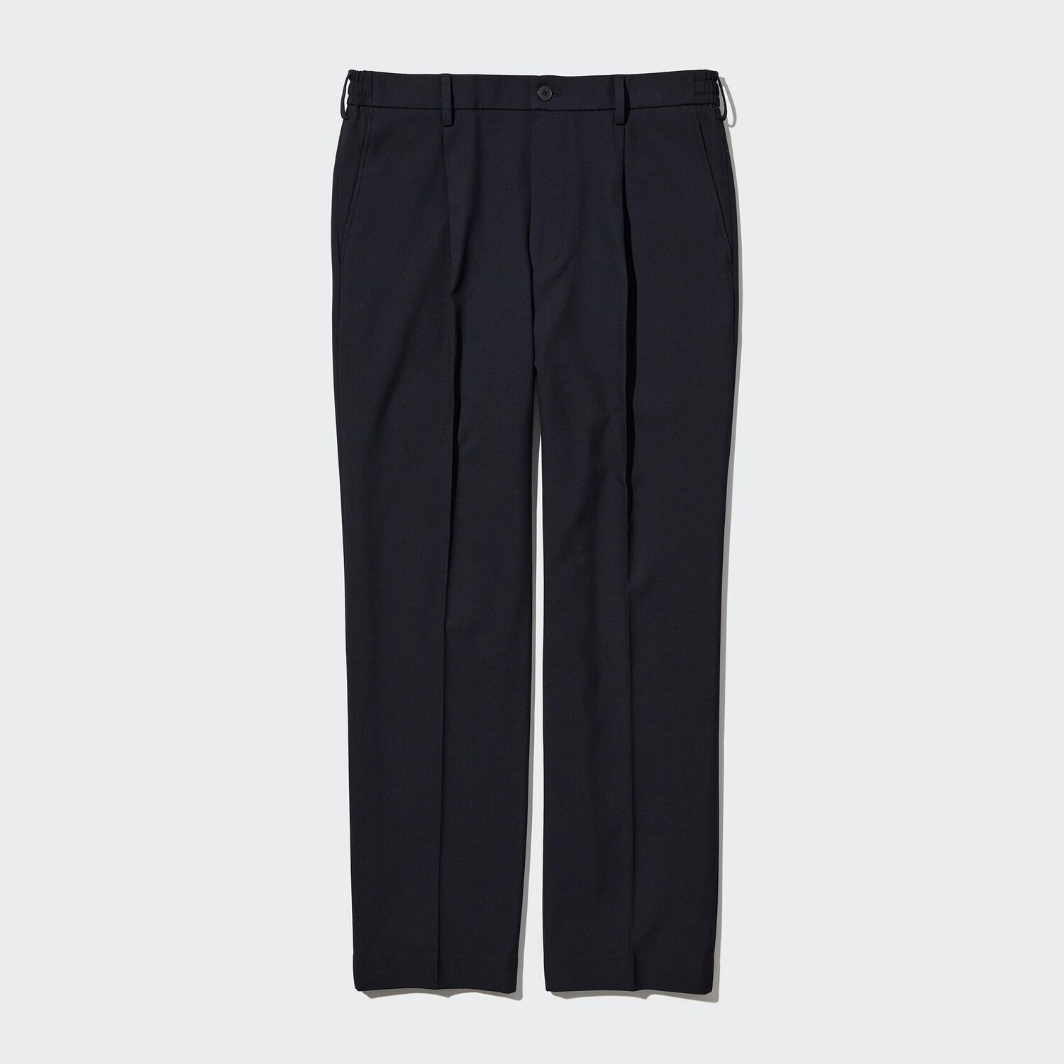

Брюки UNIQLO широкие с защипами, темно-синий
