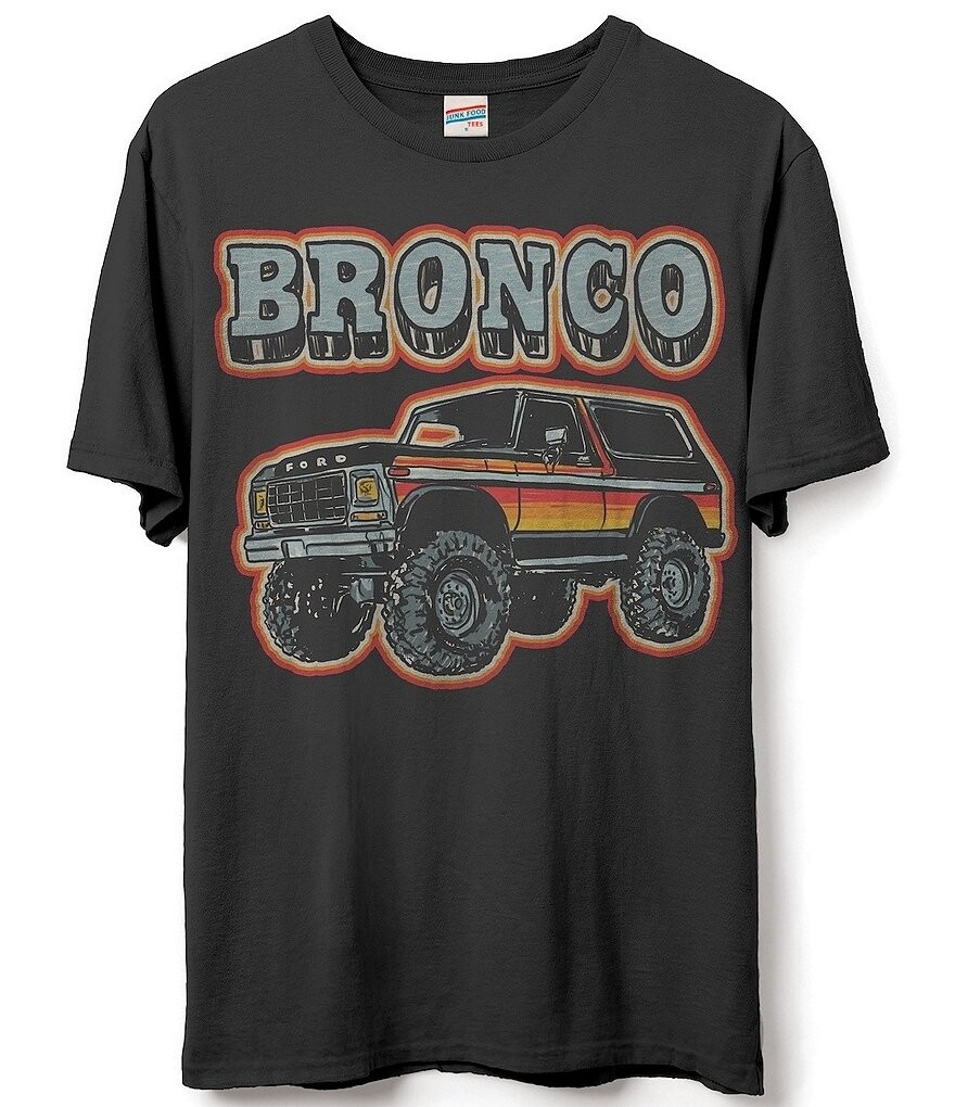 

Футболка с короткими рукавами и рисунком Junk Food Sunset Bronco, черный