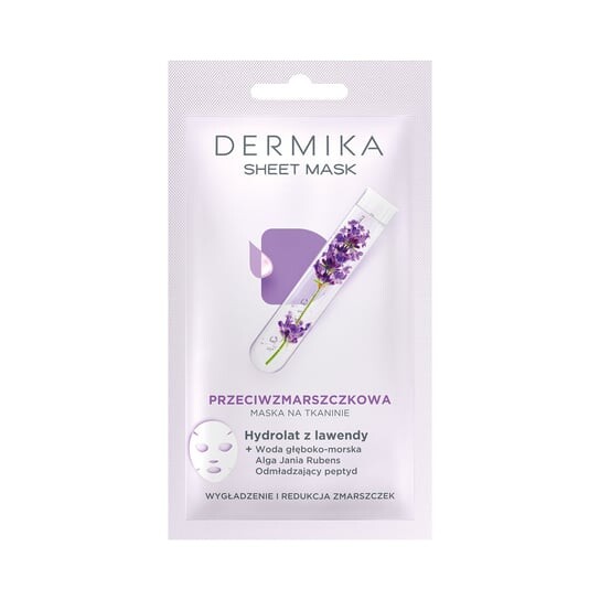 

Тканевая маска против морщин, 17 г Dermika, Sheet Mask