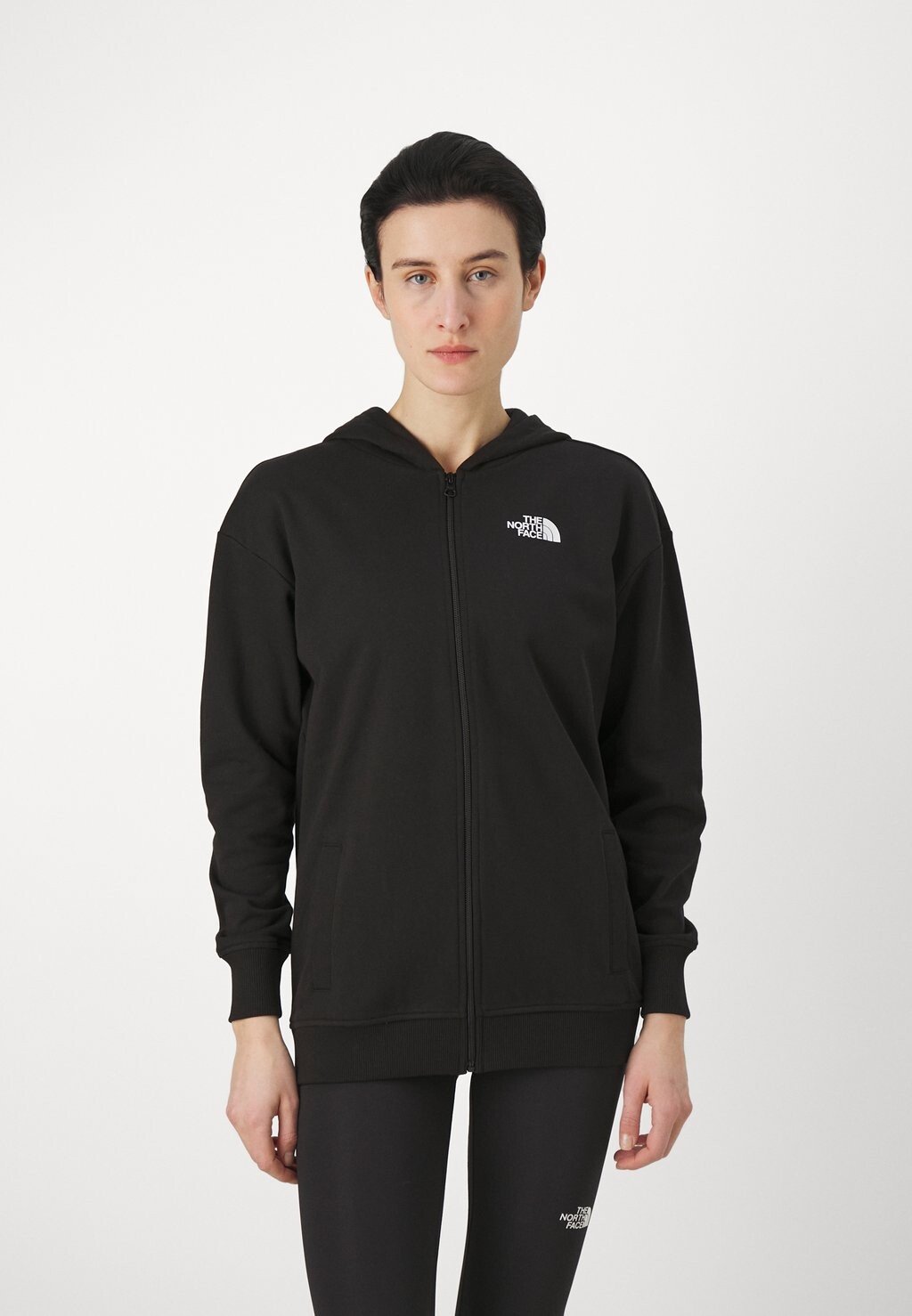 

Толстовка SIMPLE DOME HOODIE LIGHT LOOP BACK The North Face, цвет black