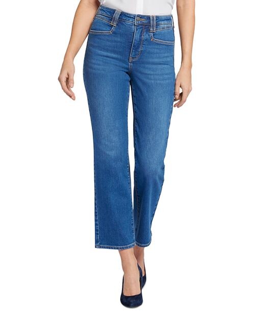 

Свободные прямые джинсы до щиколотки Bailey в цвете Rockford NYDJ, цвет Blue