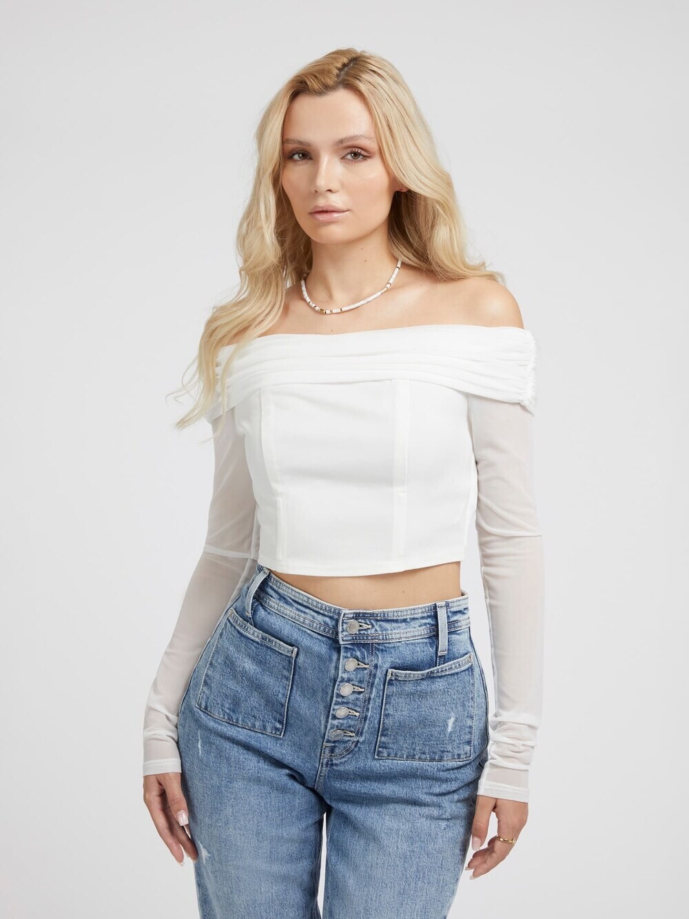

Блузка Guess, белый