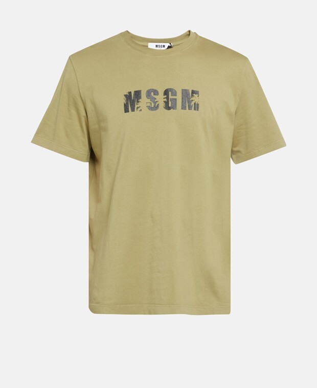 

Футболка MSGM, темно-зеленый
