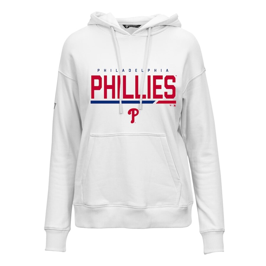 

Пуловер с капюшоном Levelwear Philadelphia Phillies, белый