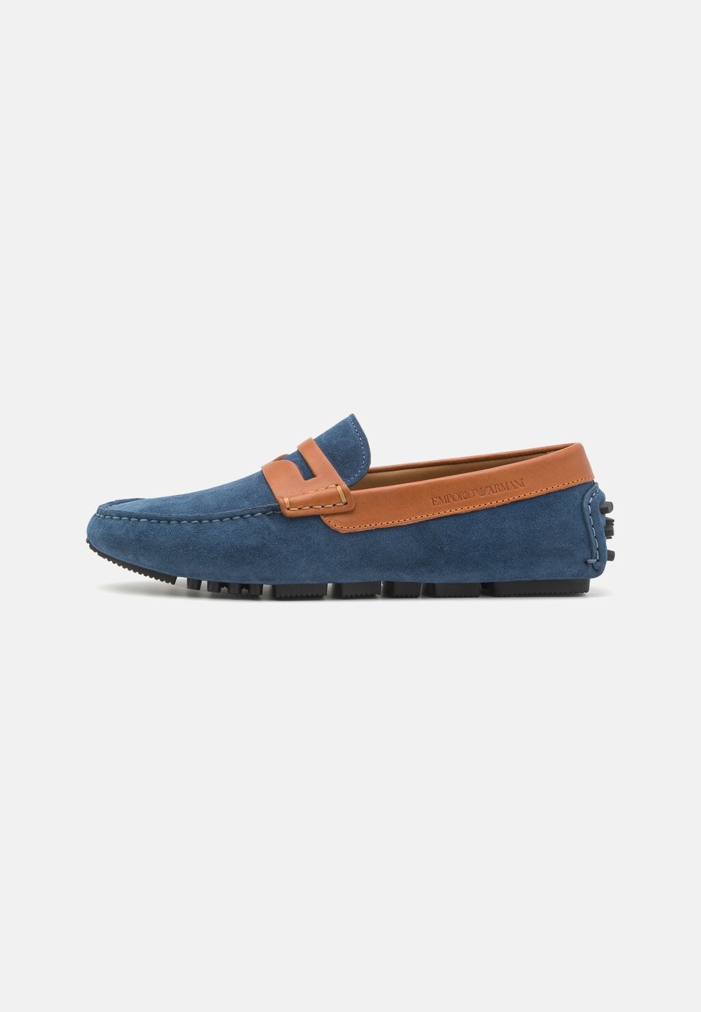 

Мокасины Shoes Emporio Armani, цвет oceania/naturale