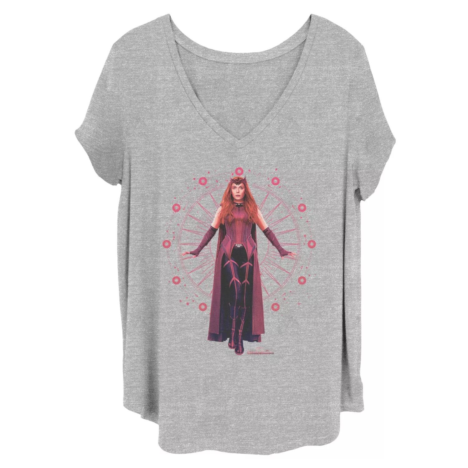 

Детская футболка больших размеров с плавающим портретом Marvel WandaVision The Scarlet Witch Licensed Character