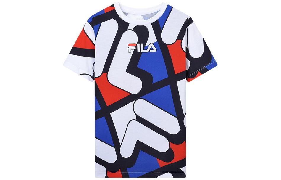 

Детская футболка Fila Kids, цвет All Over Print