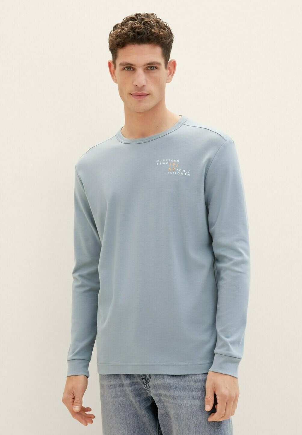 

Рубашка с длинным рукавом TOM TAILOR, цвет grey mint