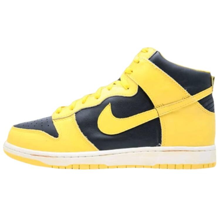 

Кроссовки Nike Dunk High Skateboarding Shoes Unisex High-top Yellow/black, желтый/черный