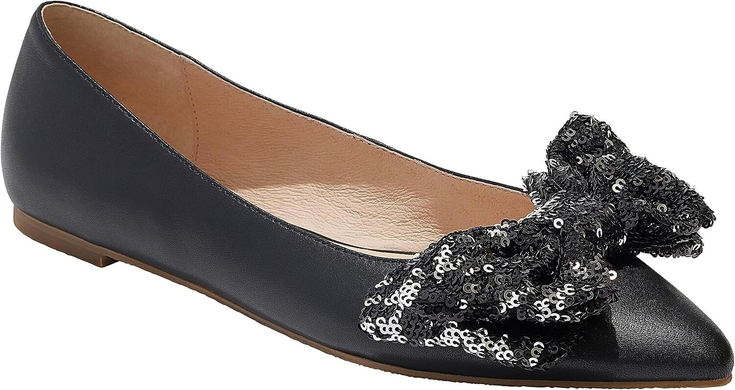 

Балетки Debra Ballet - Leather/Sequins Jack Rogers, цвет Black Sparkle