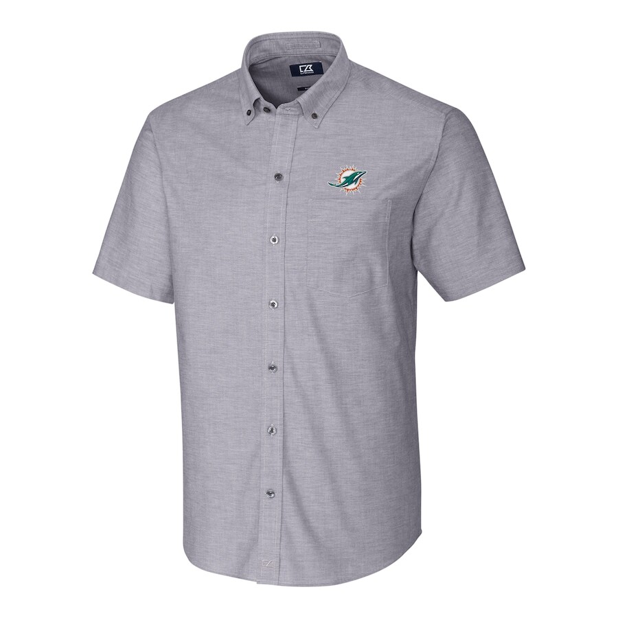 

Рубашка Cutter & Buck Miami Dolphins, угольный