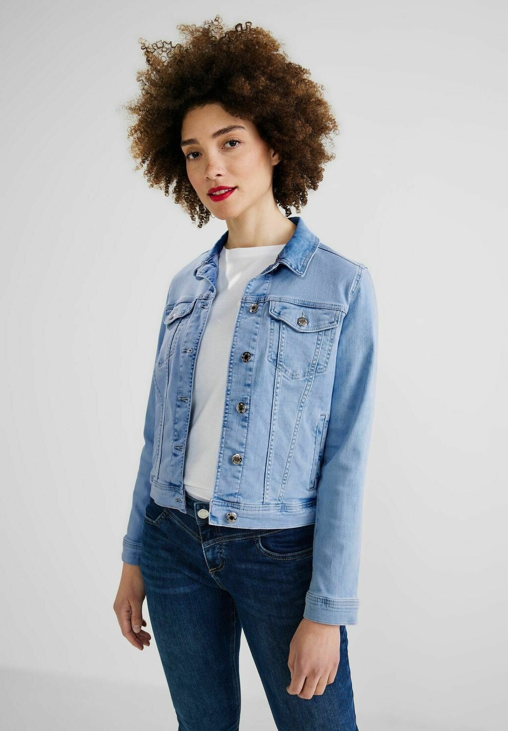 

Джинсовая куртка Street One, синий