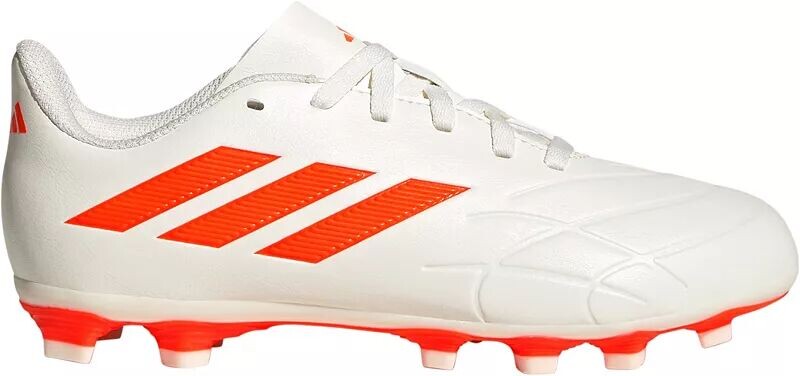

Детские футбольные бутсы Adidas Copa Pure.4 FxG, белый/оранжевый