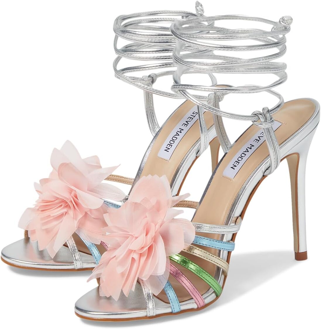 

Босоножки Jolisa Steve Madden, цвет Silver Multi