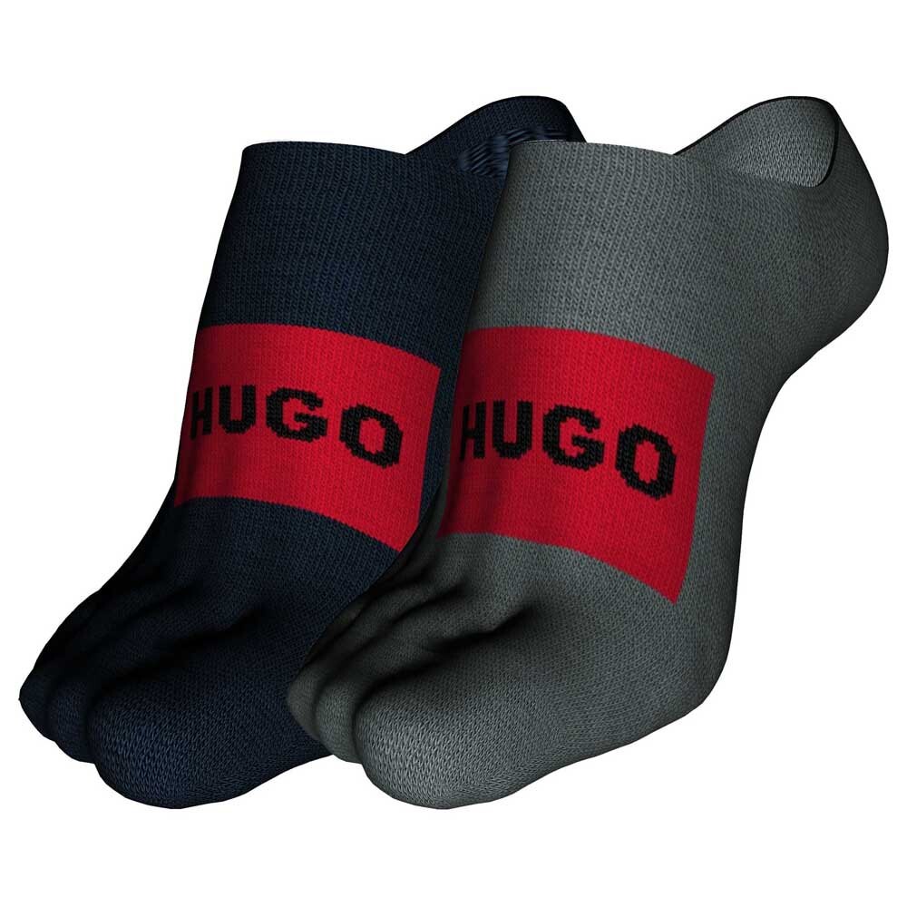 

Носки HUGO Lowcut Label Col, зеленый