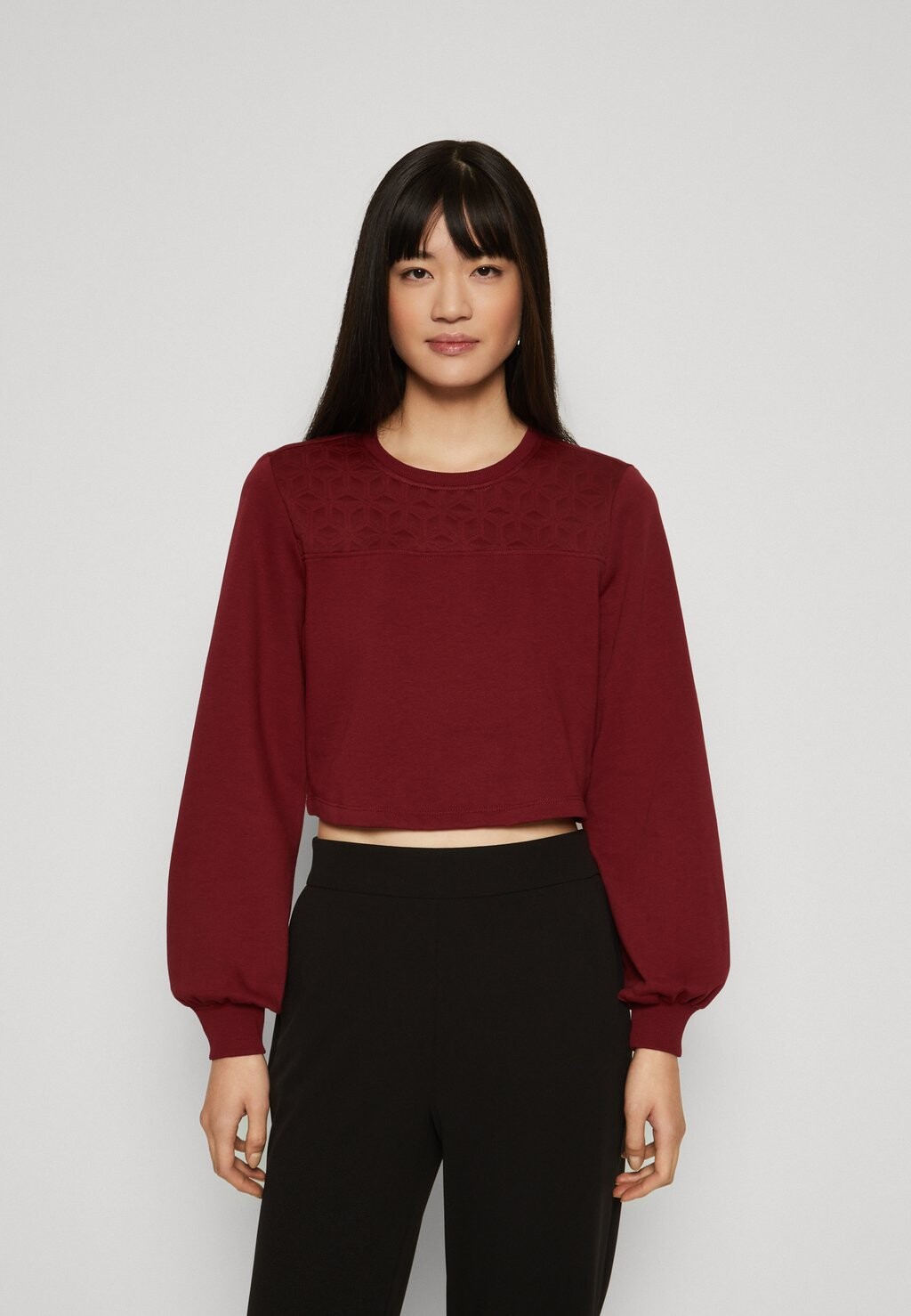 

Толстовка ONLJUCIE CROPPED ONLY, цвет cabernet