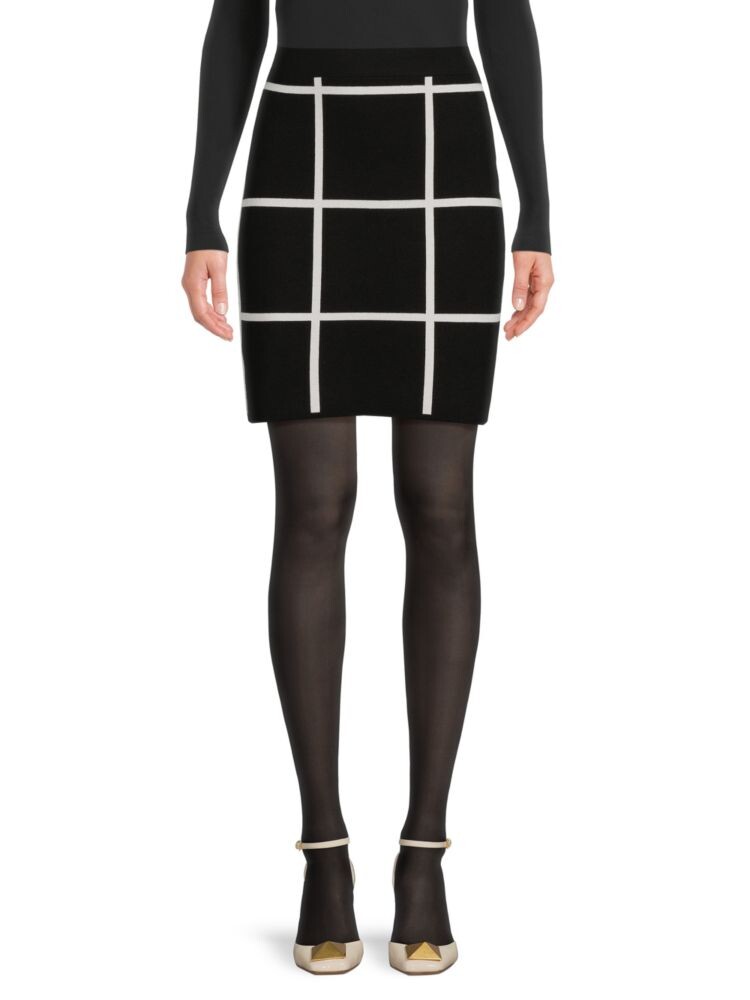 

Мини-юбка в клетку Saks Fifth Avenue, цвет Black White