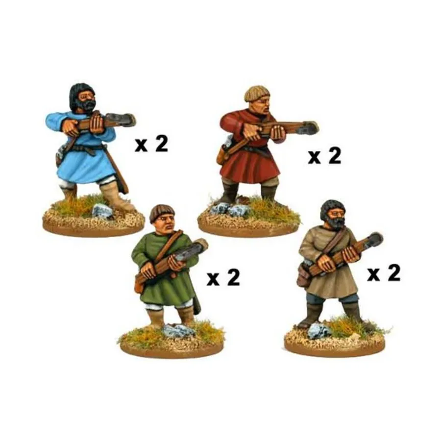 

Псилои с арбалетами, Historical Miniatures - Dark Ages - Byzantine (28mm) (Crusader Miniatures)