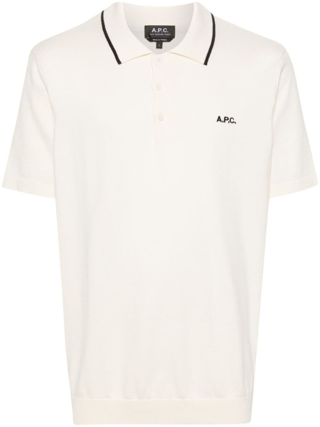

A.P.C. рубашка поло Flynn, нейтральный цвет