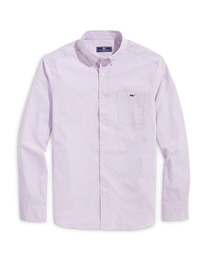 

Рубашка классического кроя в мелкую клетку Vineyard Vines