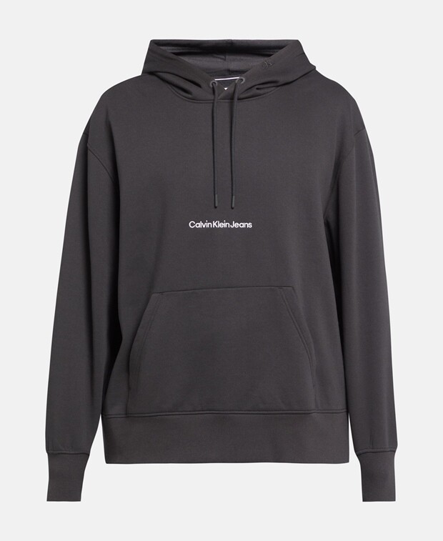 

Худи с капюшоном Calvin Klein Jeans, черный