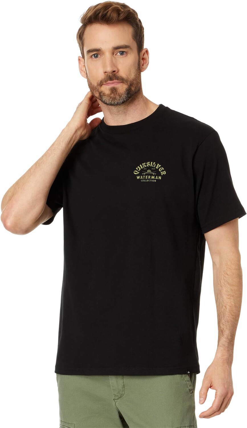 

Футболка с короткими рукавами Deep Waters Quiksilver, черный