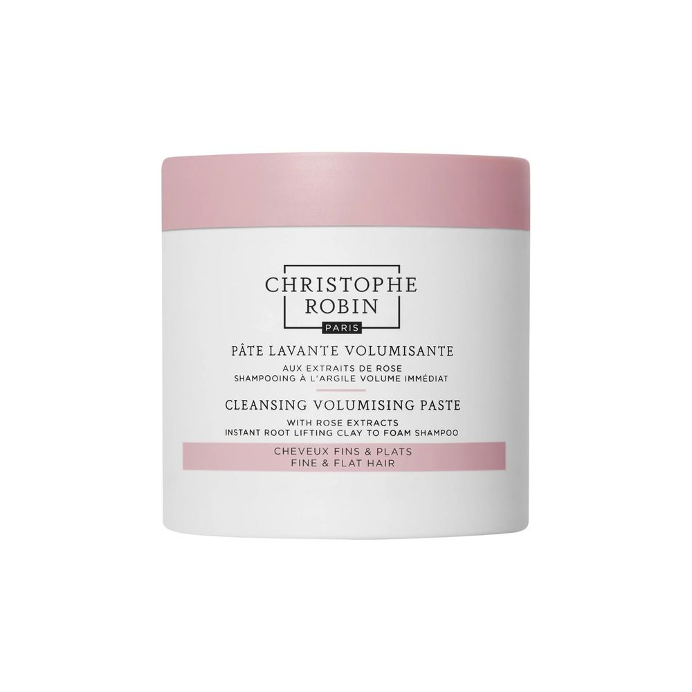 Шампунь для объема Cleansing Volumizing Paste With Pure Rassoul Clay And Rose Extracts Christophe Robin, 75 мл