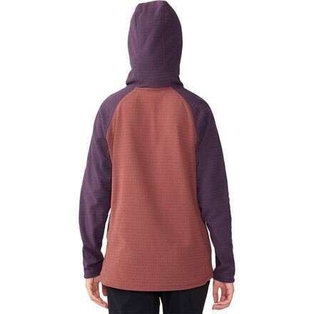 

Толстовка туника Summit Grid - женская Mountain Hardwear, цвет Clay Earth/Blurple
