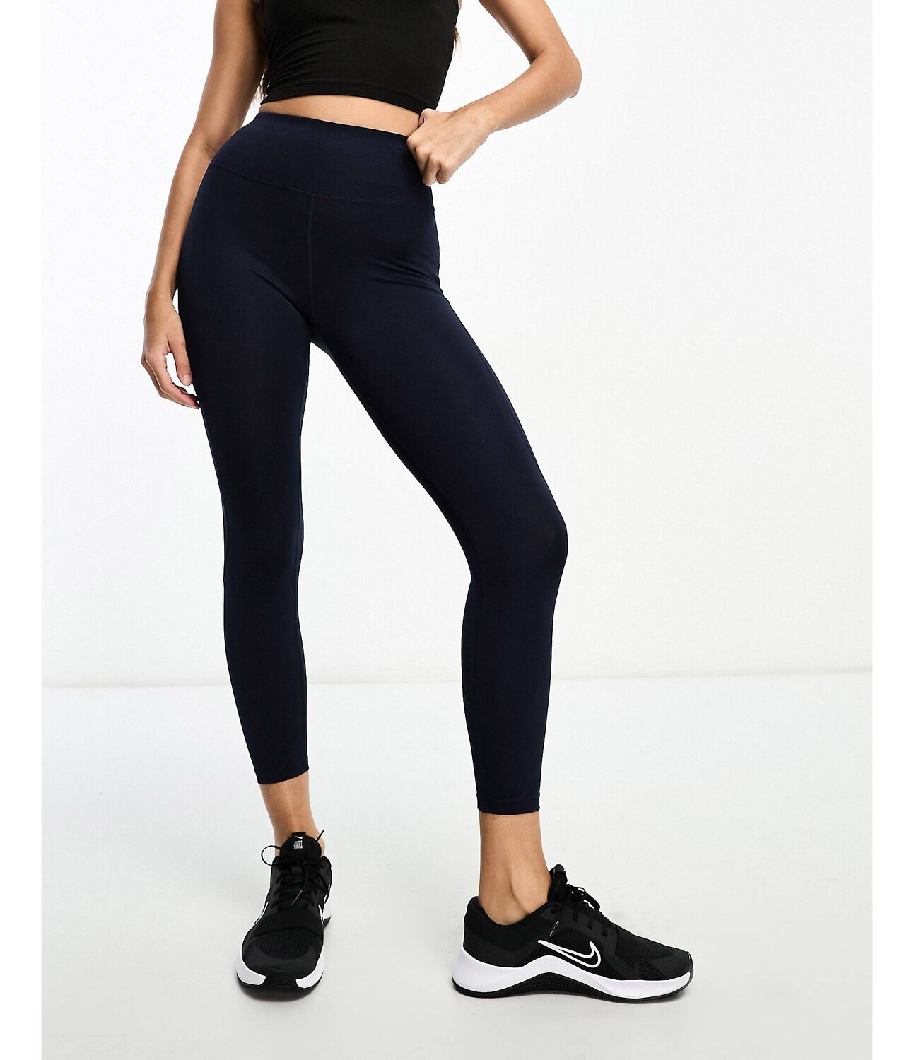 

Леггинсы ASOS 4505 icon со швом и карманом, Черный