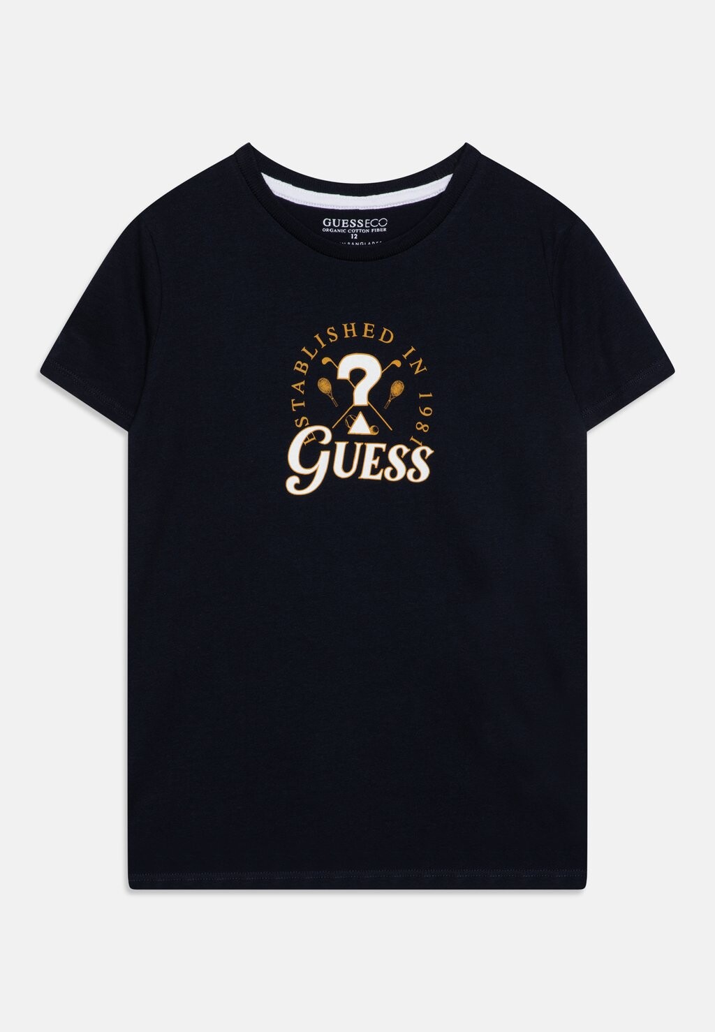

Футболка с принтом JUNIOR Guess, цвет smart blue