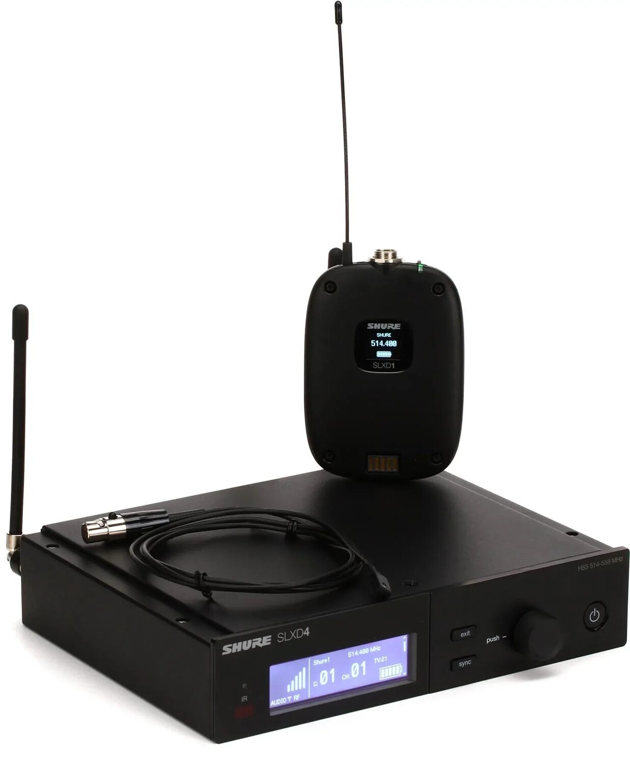 

Беспроводная петличная микрофонная система Shure SLXD14/93 — диапазон H55