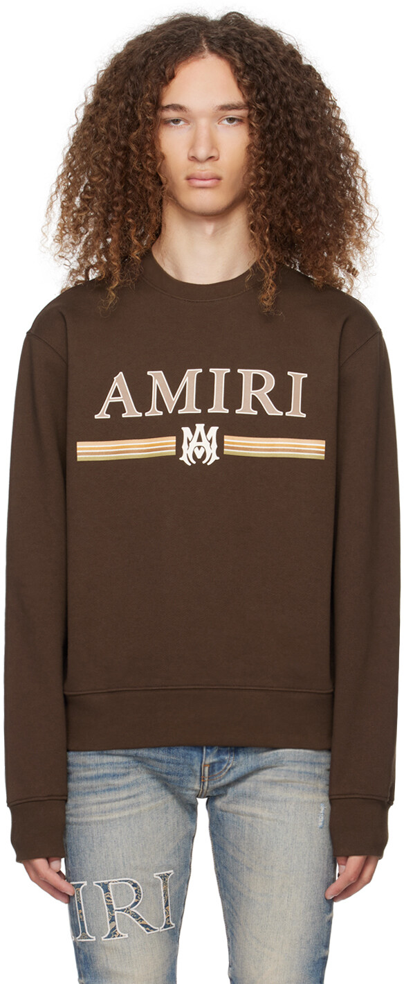 

Коричневый свитшот 'MA' Bar Amiri
