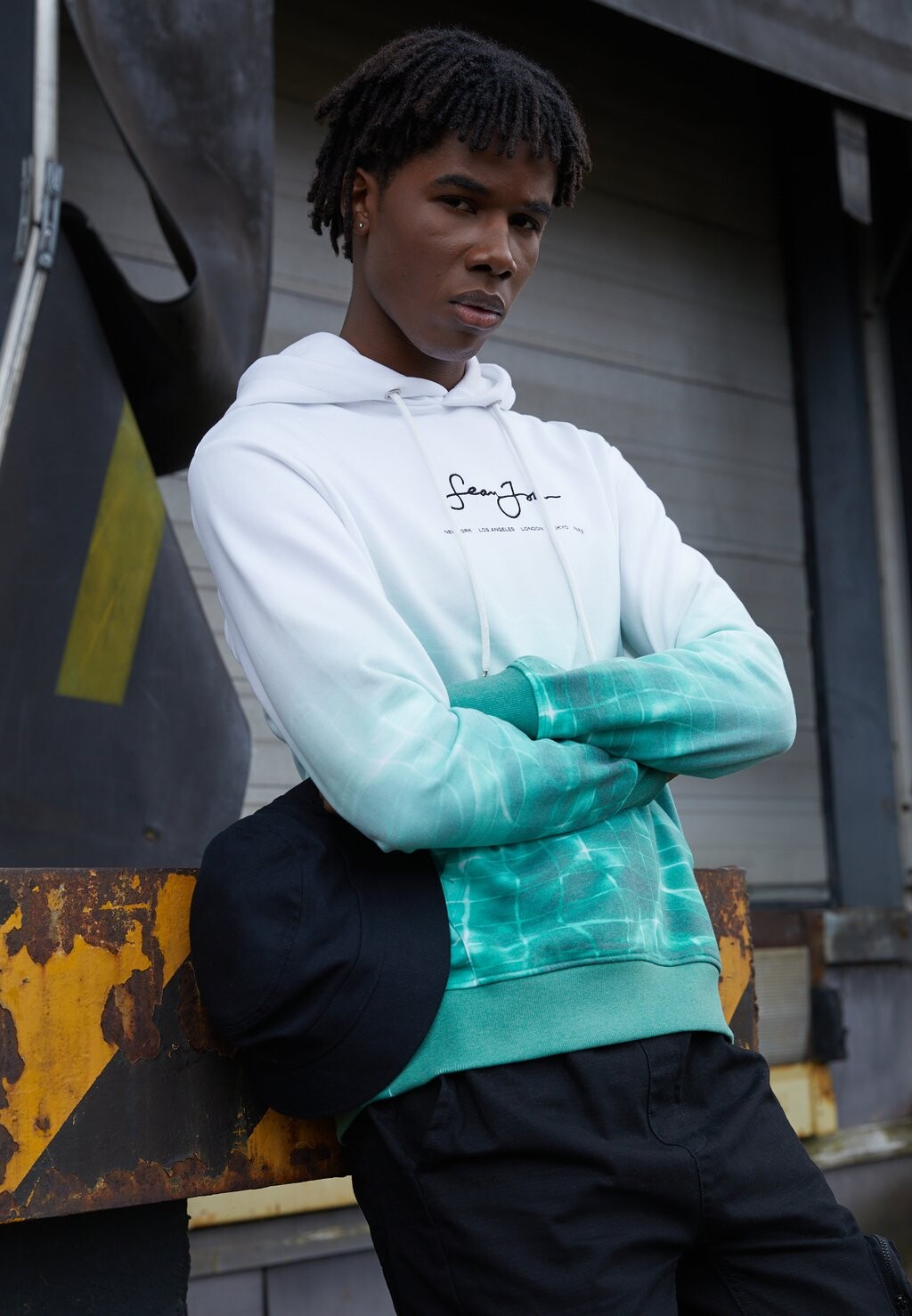 

Свитер с капюшоном SCRIPT LOGO POOL HOODIE Sean John, белый