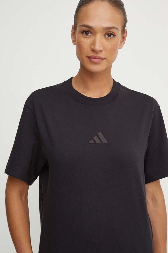 

Хлопковая футболка All SZN adidas, черный