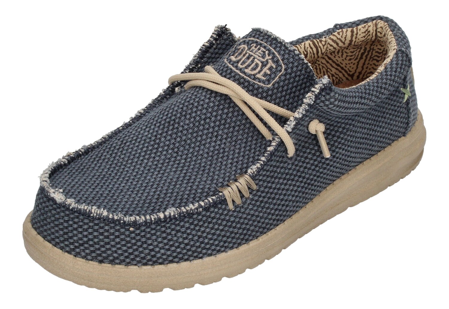 Тапочки Hey Dude Halbschuhe WALLY BRAIDED, синий тапочки hey dude halbschuhe wally canvas серый