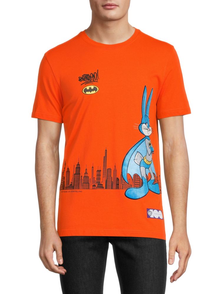 цена Футболка с рисунком Warner Brothers Bugs Bunny Freeze Max, оранжевый