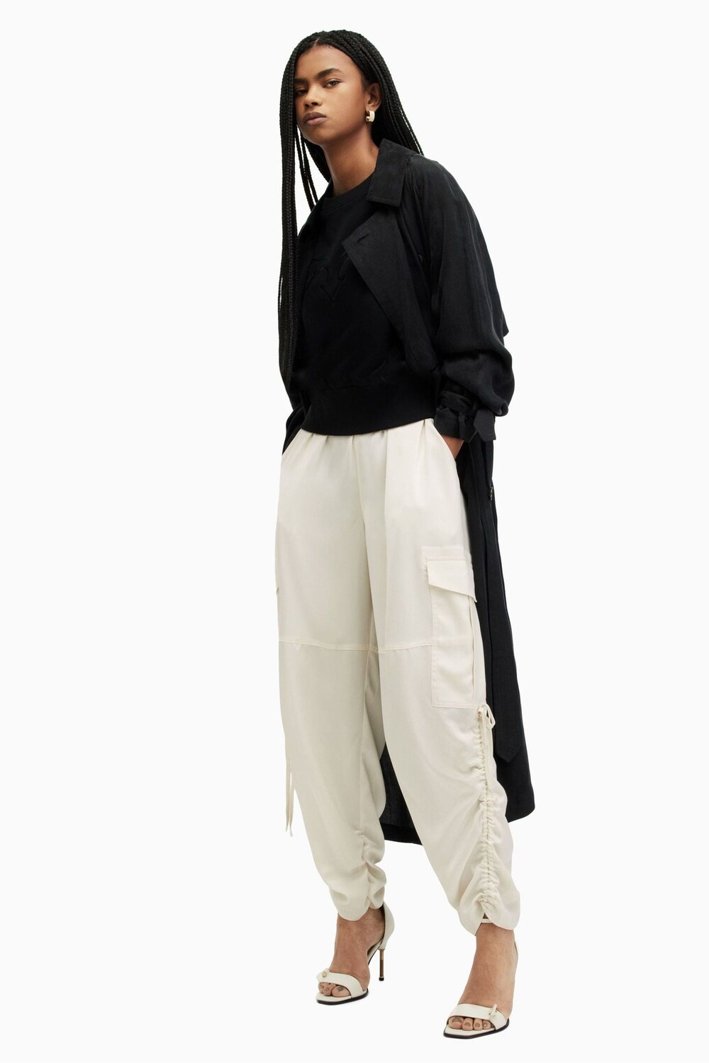 

Брюки Allsaints Kaye All Saints, белый