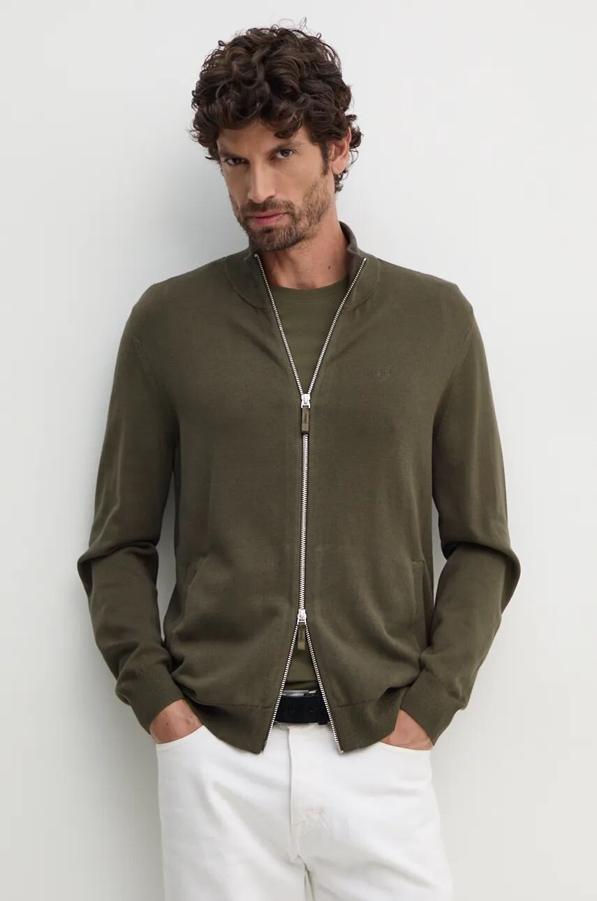 

Кардиган Armani Exchange из хлопка, зеленый