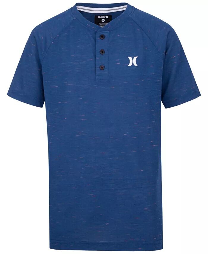 

Футболка Big Boys Rainbow Cloud Slub Henley Hurley, синий
