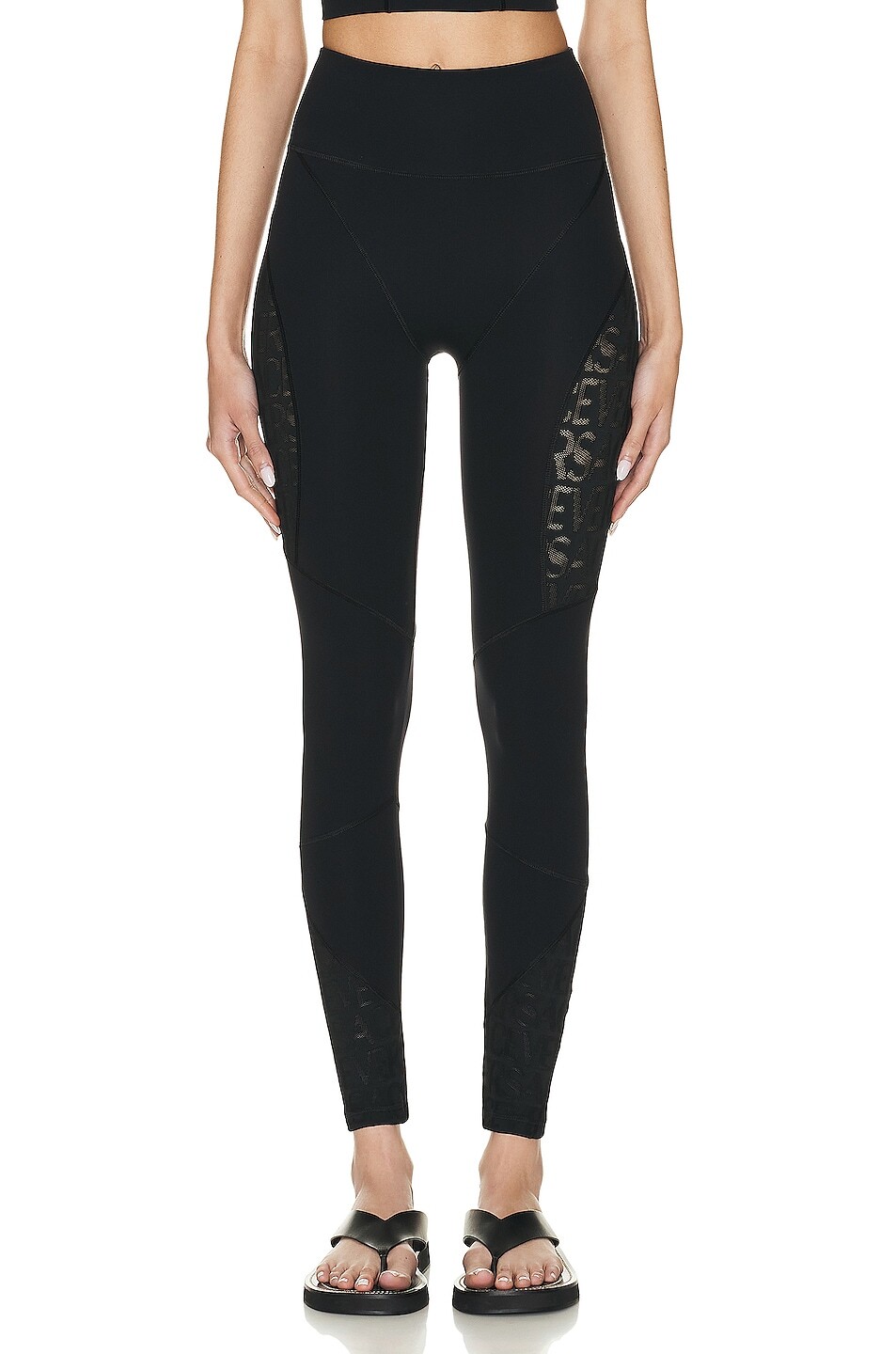 

Леггинсы Versace Stretch Legging, черный