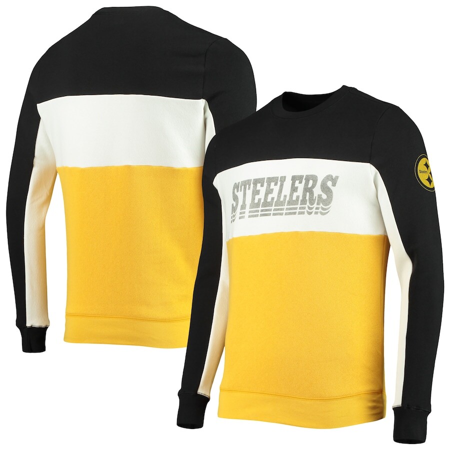 

Толстовка Junk Food Pittsburgh Steelers, черный