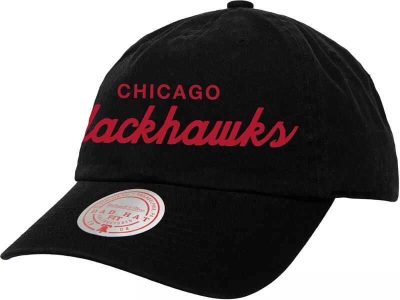 

Регулируемая кепка для папы с надписью Mitchell & Ness Chicago Blackhawks